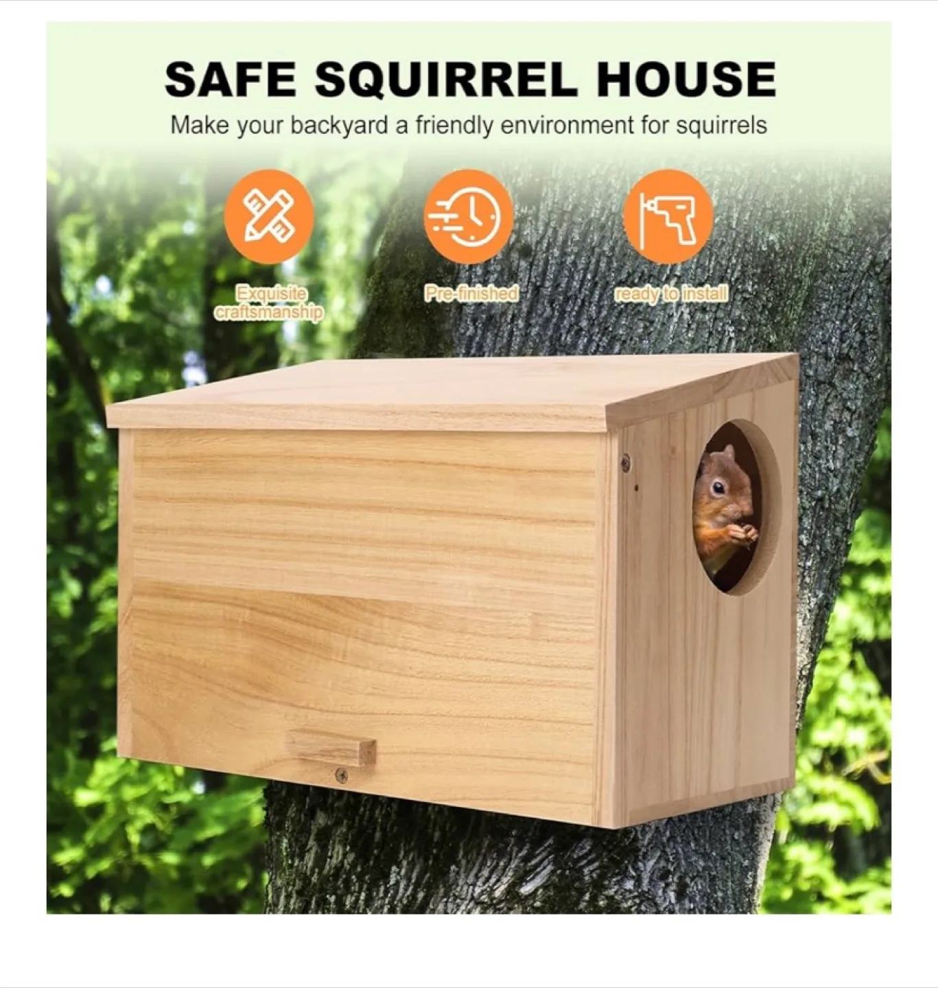 Squirrel House - Make Your Backyard Friendly!