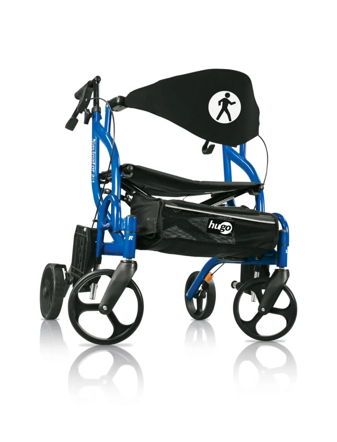 Hugo Navigator 2.0 Rollator Walker - Blue thumbnail