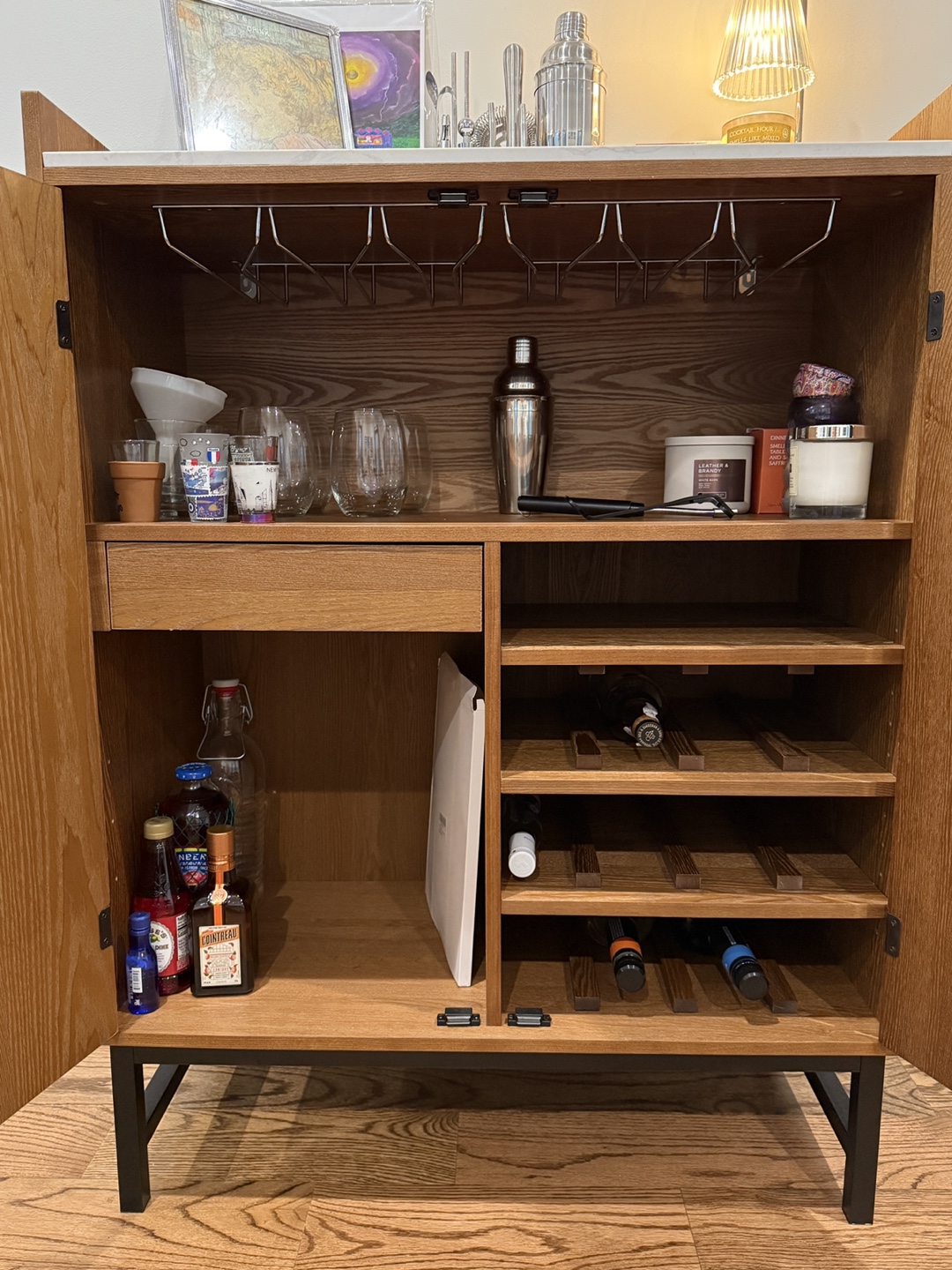 Bar Cabinet with Wine Storage - photo 3