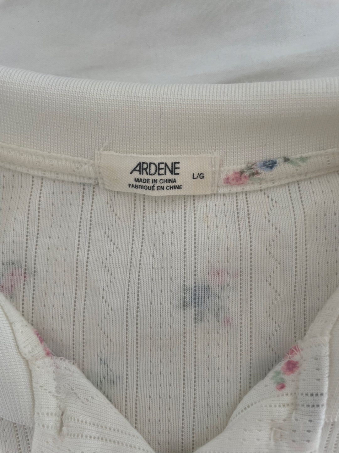ardene cropped floral polo shirt - photo 2