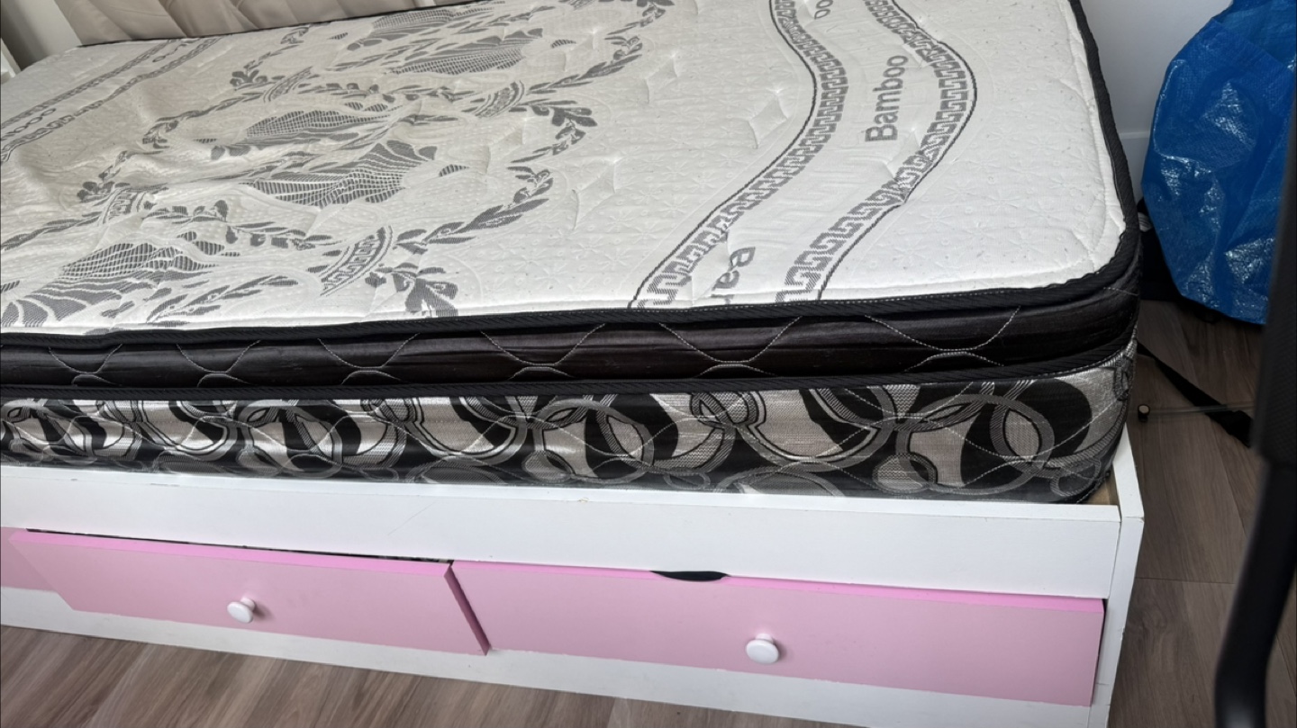 Bed frame with Bamboo Mattress - photo 2