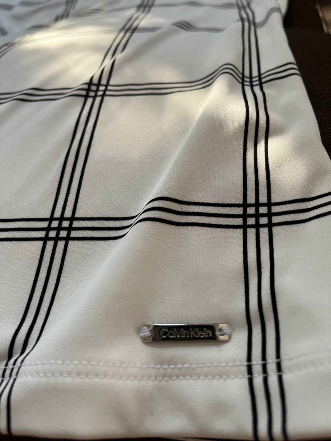 Brand new Calvin Klein Plaid Sleeveless Top - Size S - photo 5