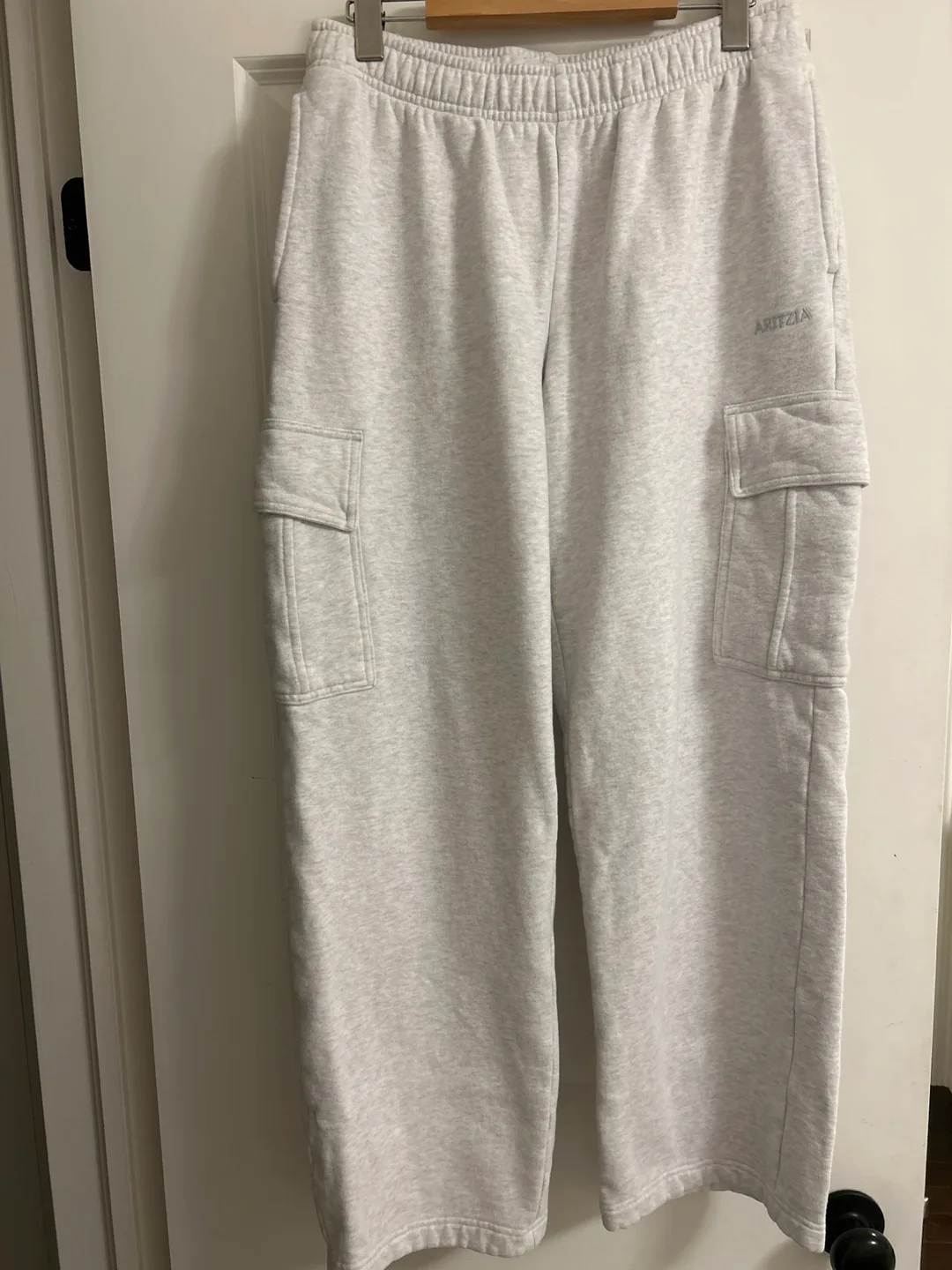 Aritzia Sweatfleece Mega Fit Cargo Pants - Size M thumbnail