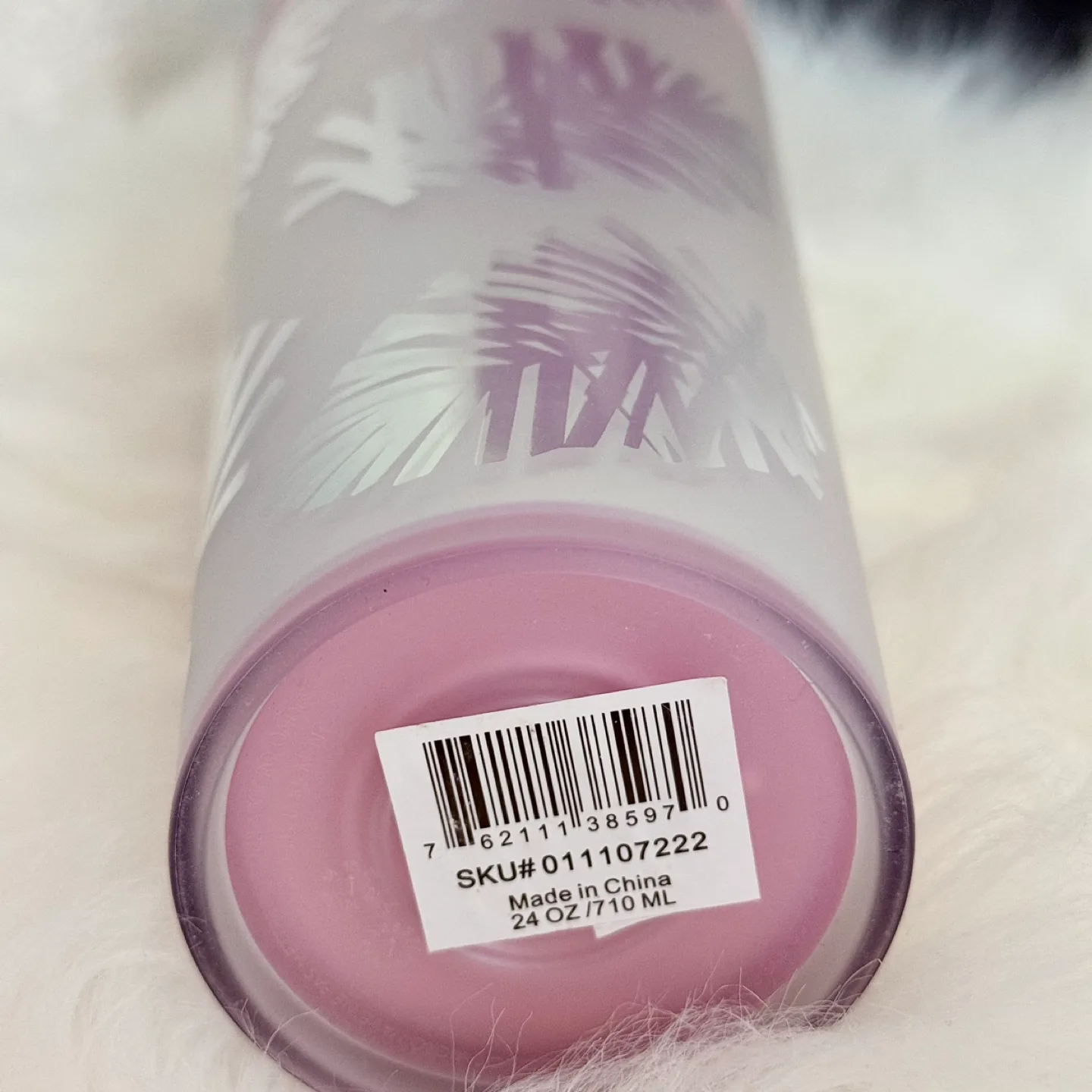 Starbucks 2019 Pinecone Soft Touch Venti, 24 oz Tumbler Pink image indicator(4)