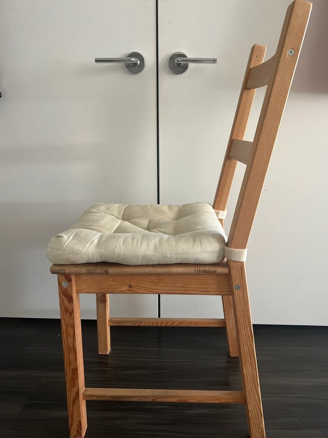 Wooden Chair with Cushion (x2) thumbnail
