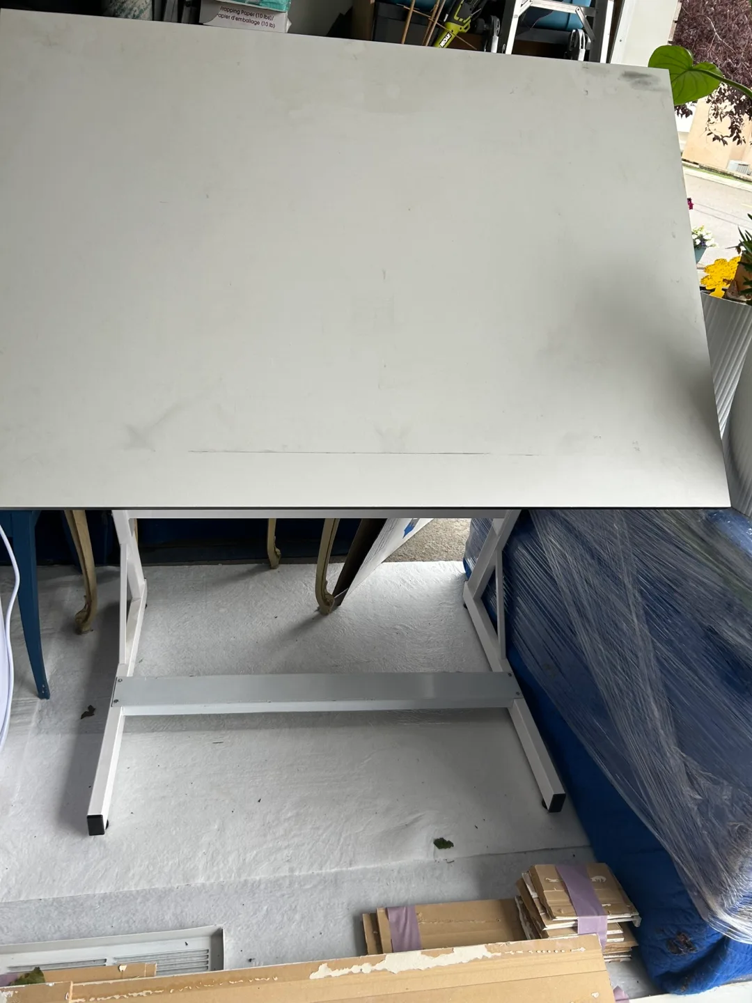 White Drafting Table