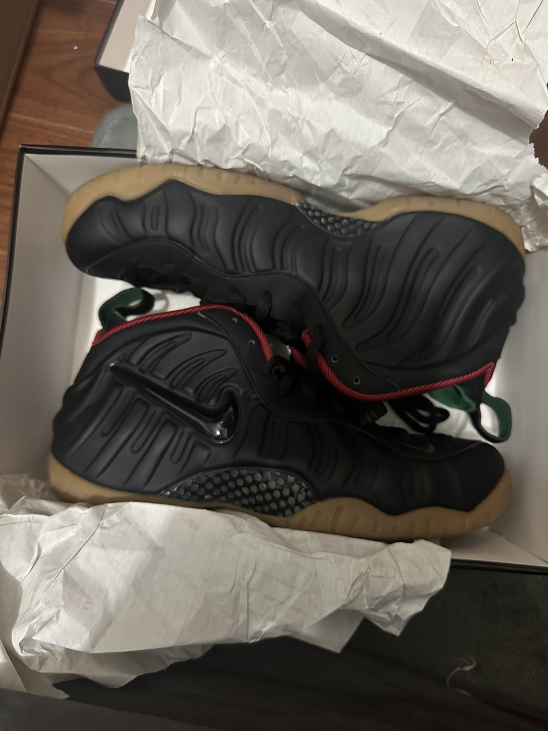 Nike Air Foamposite Pro Black/Gum Size 13