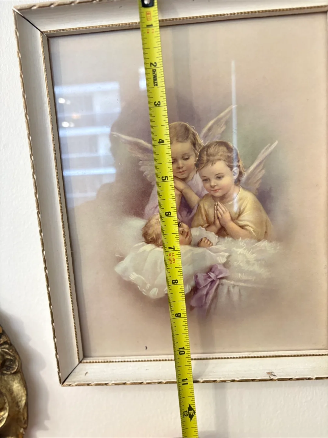 Vintage Framed Angel Print image indicator(2)