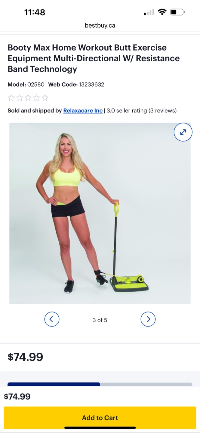 Booty Max Home Workout Butt Exercise Equipment - photo 3