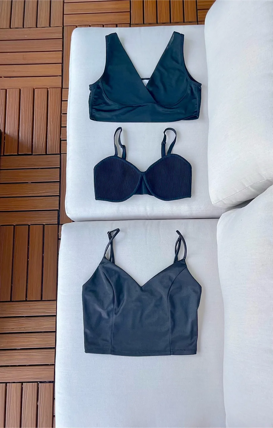 Brand new black tops-Size S thumbnail