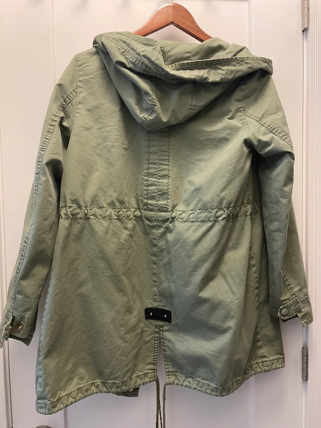 Olive Green Hooded Jacket image indicator(3)