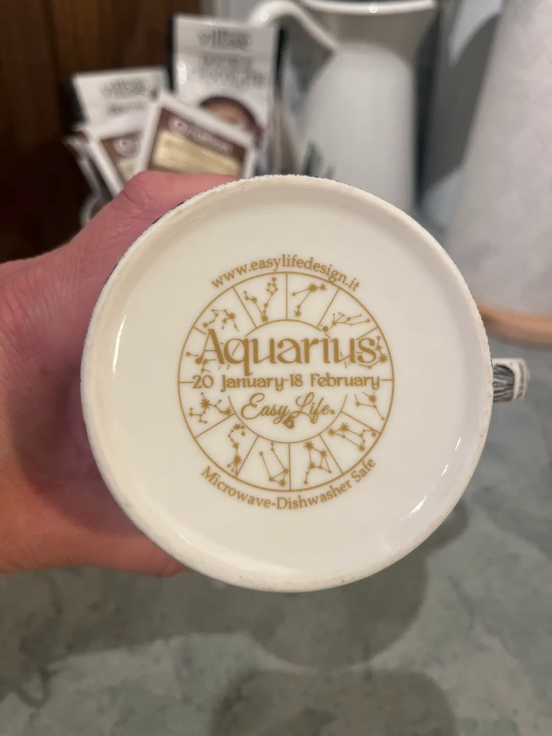 Easy Life Aquarius Zodiac Mug image indicator(4)