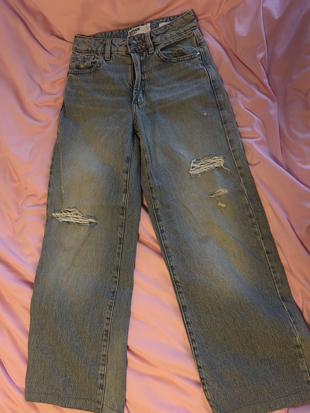Garage Denim Wide Leg Jeans Size 00 - photo 3