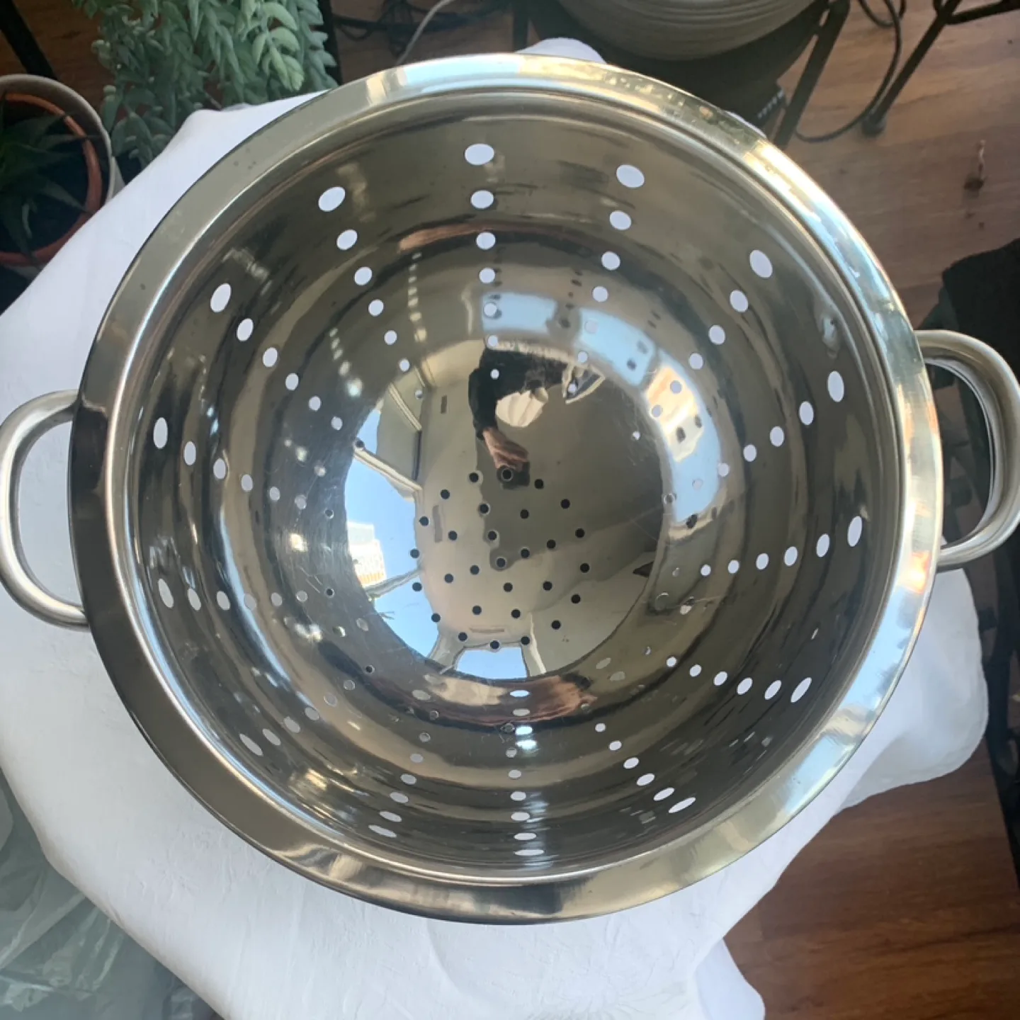 Stainless Steel Colander 💚 image indicator(2)