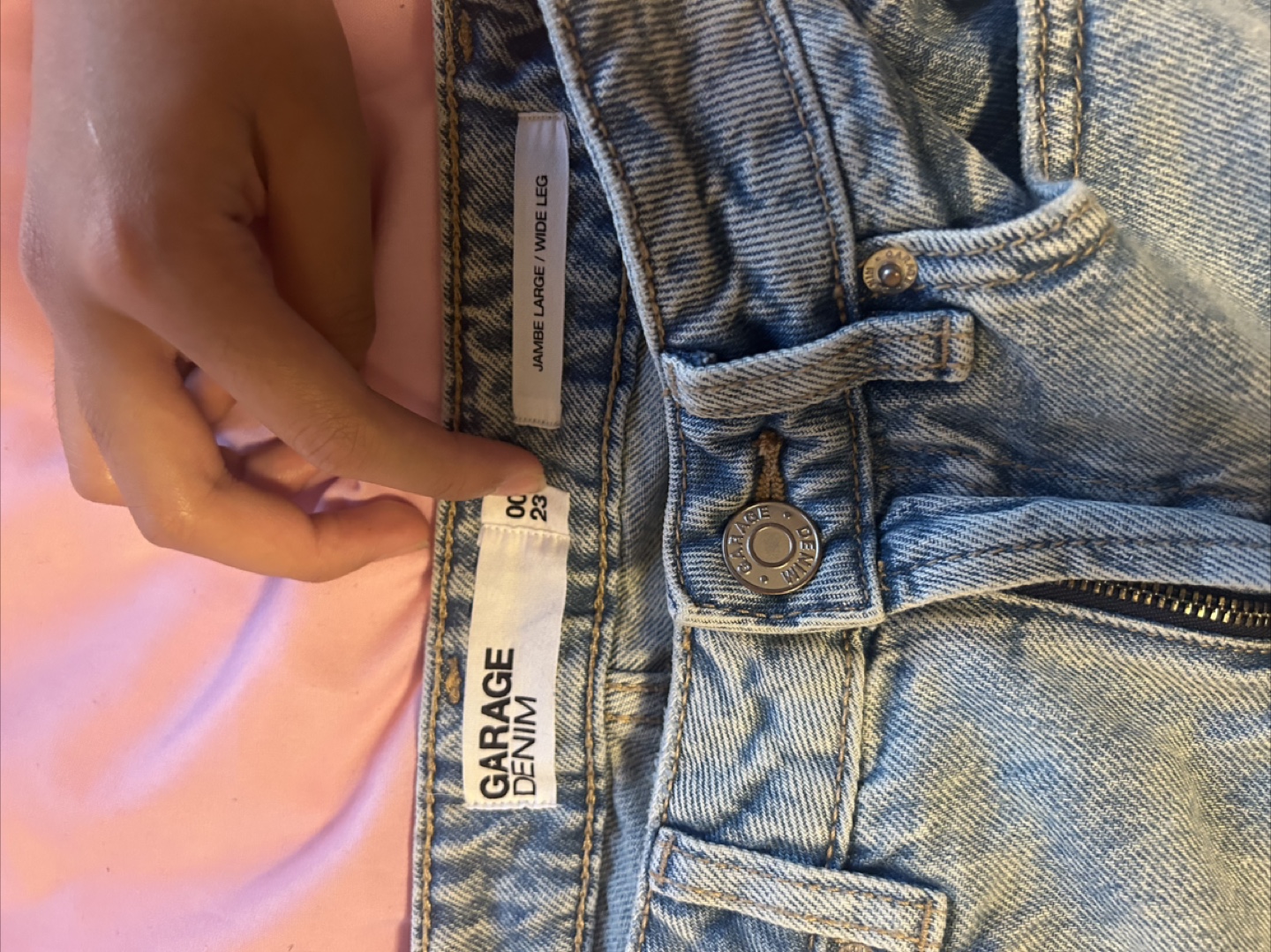 Garage Denim Wide Leg Jeans Size 00 - photo 4