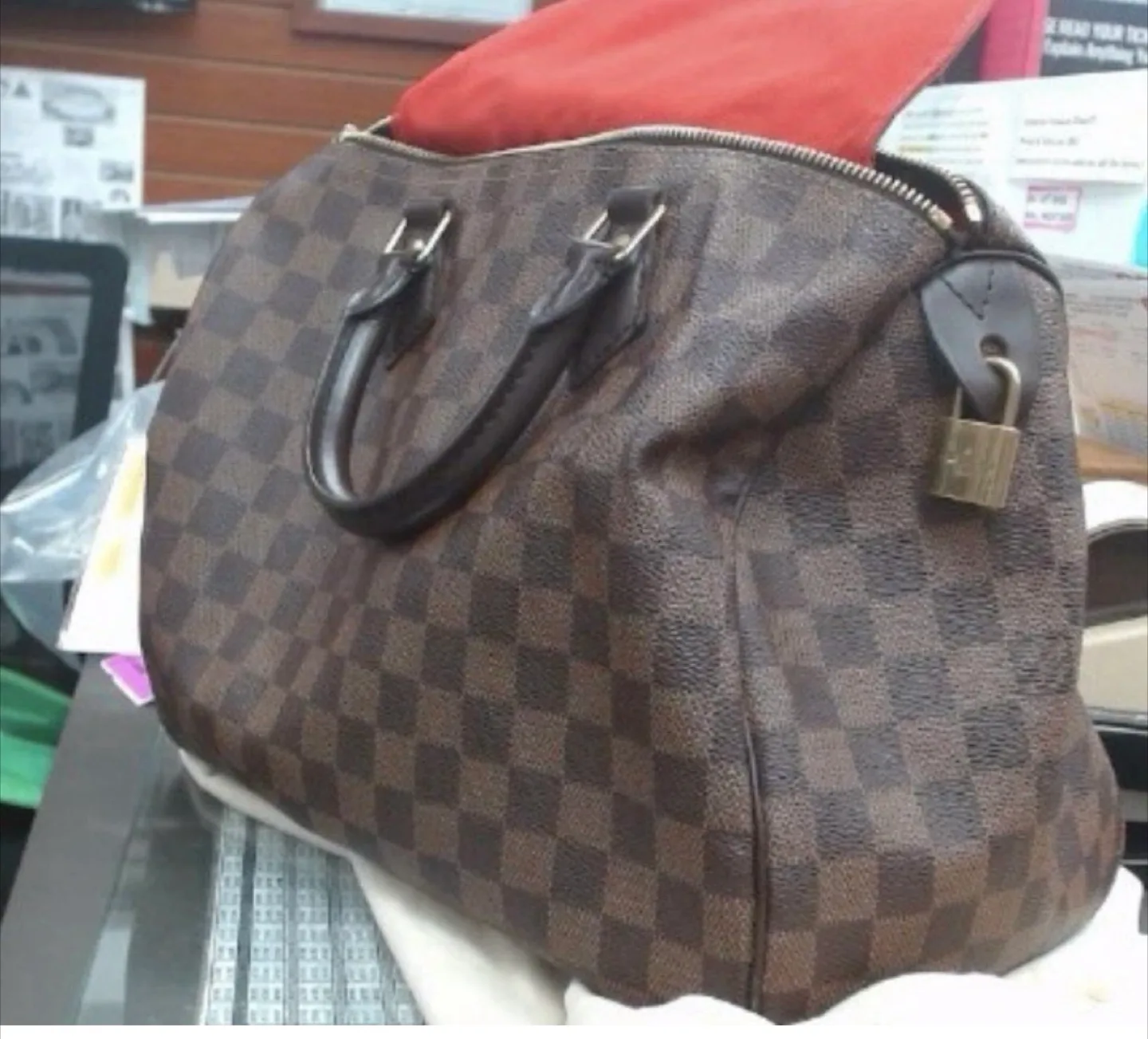 Louis Vuitton Speedy 30 Damier Ebene image indicator(3)