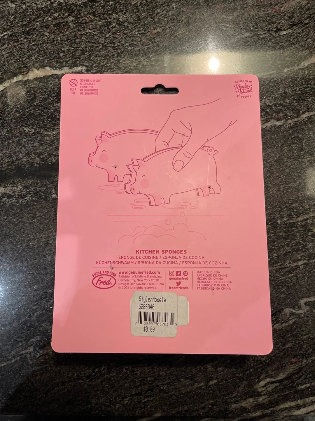 Fred Pigsty Kitchen Sponge image indicator(2)