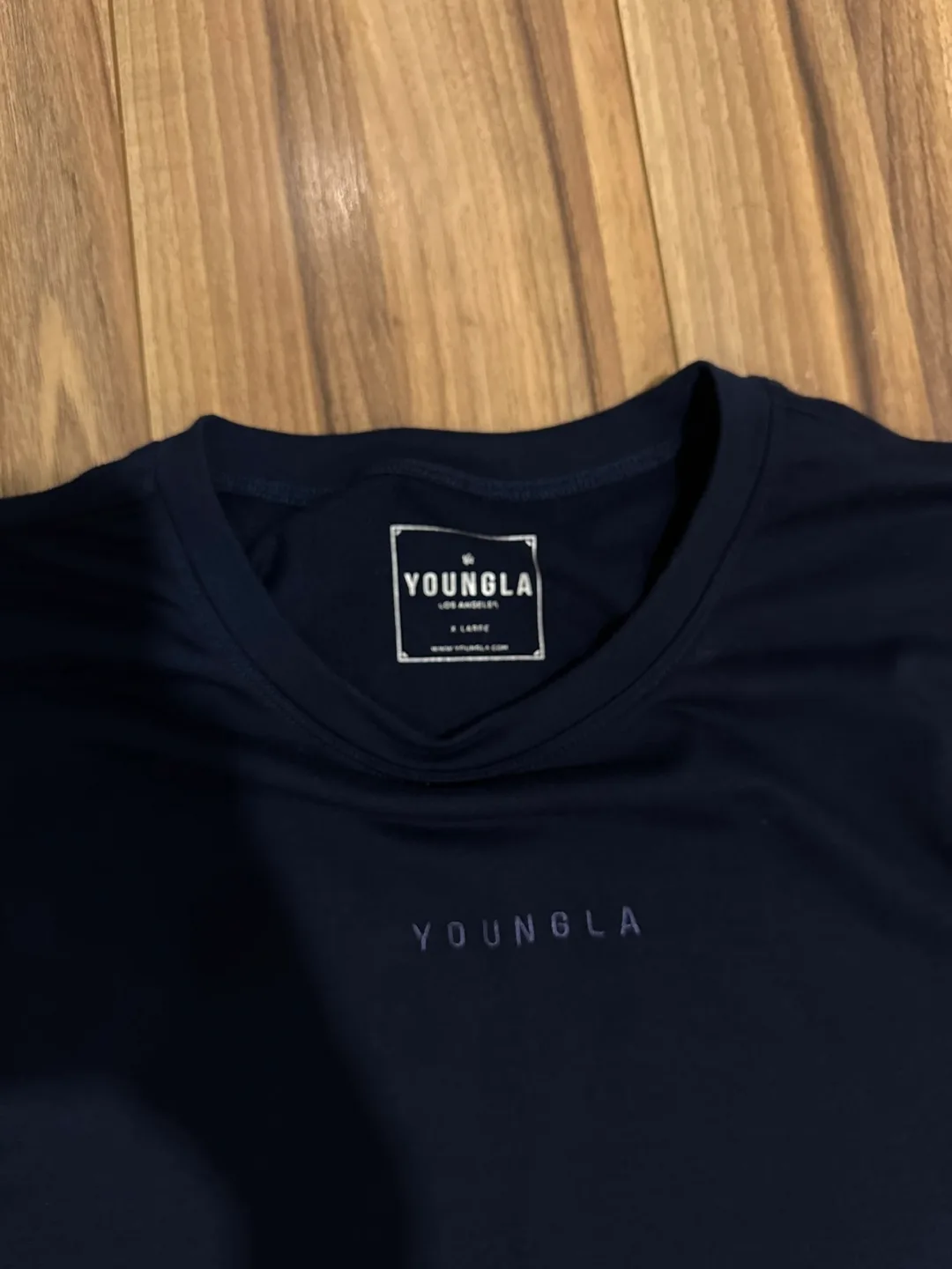 YOUNGLA Navy Blue Tank top - XL image indicator(3)