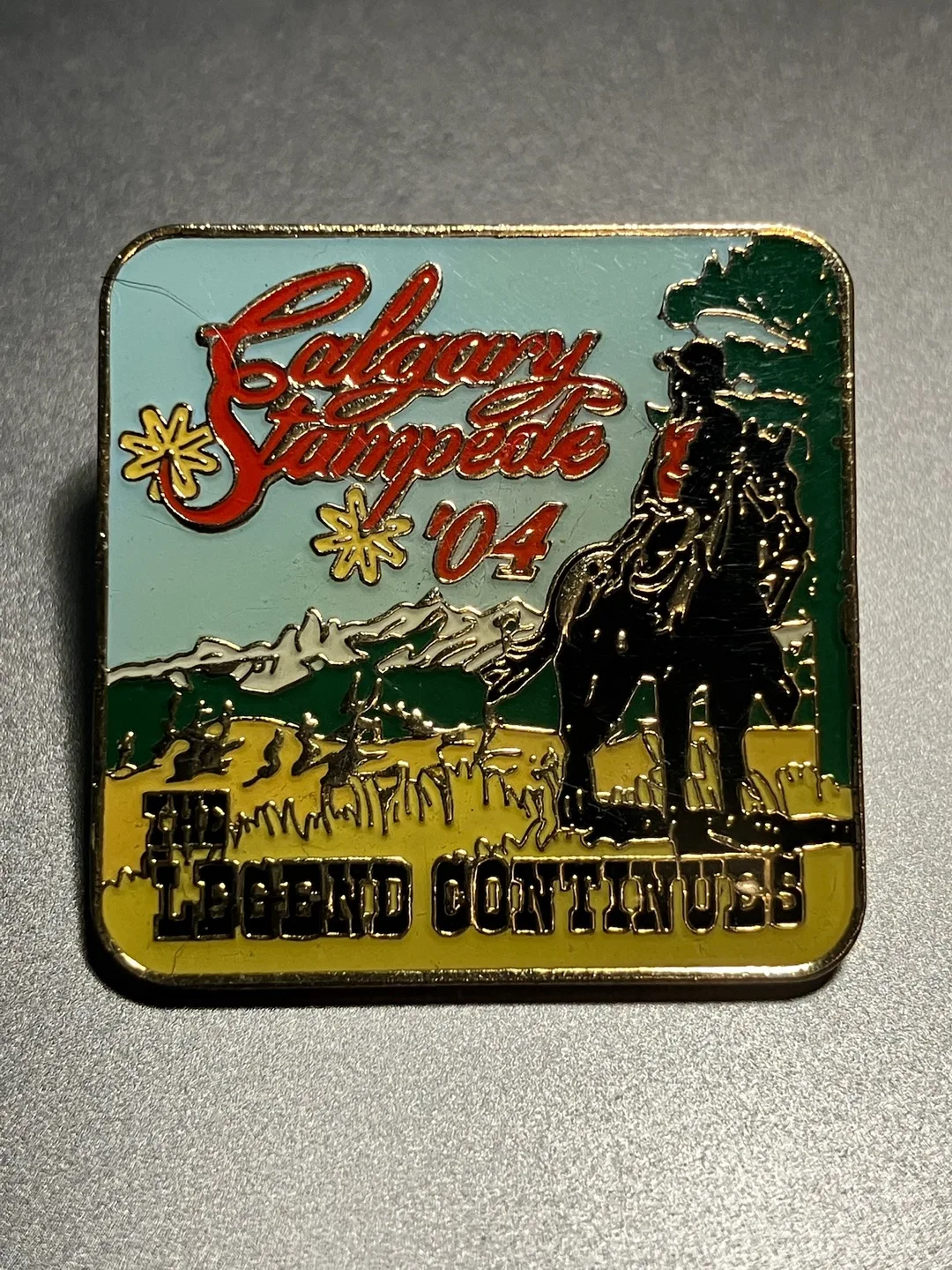 Calgary Stampede '04 Pin - The Legend Continues thumbnail