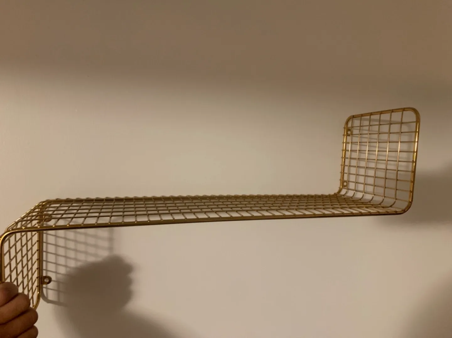 Gold Wire Wall Shelf thumbnail