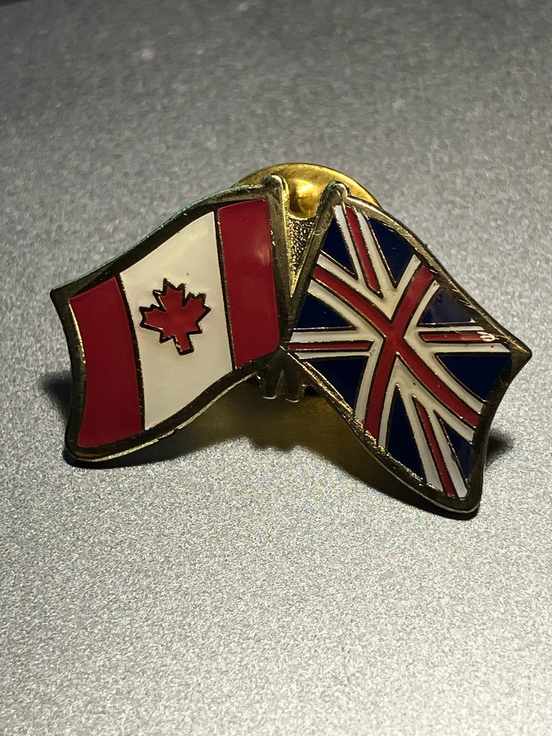 Canada & UK Flag Pin thumbnail