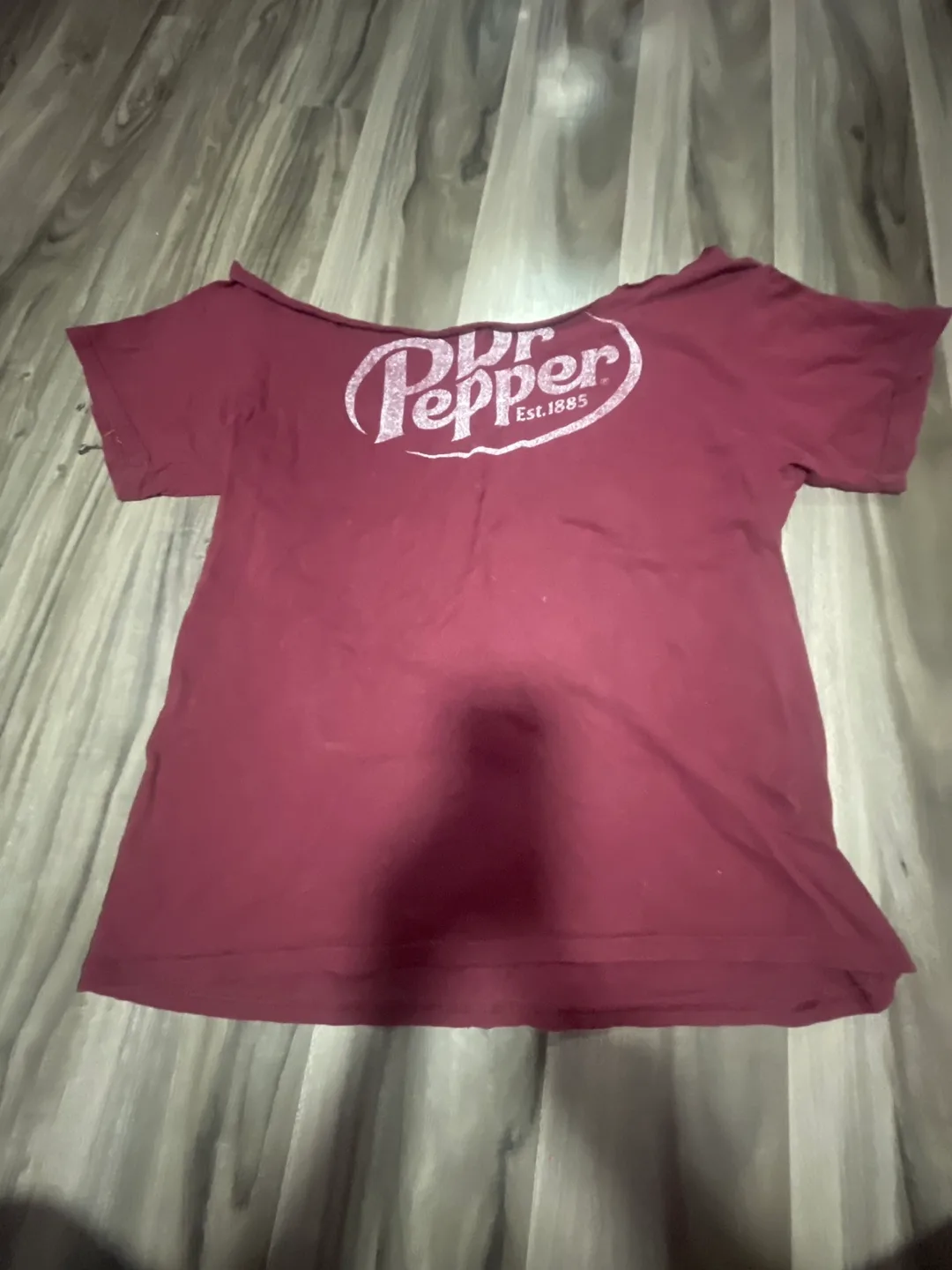 Dr.pepper off the shoulder graphic tee thumbnail