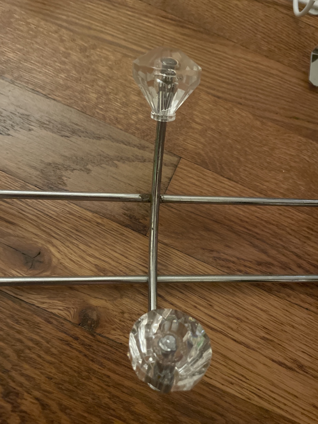 Over the Door Hook Rack with Crystal Knobs - photo 2