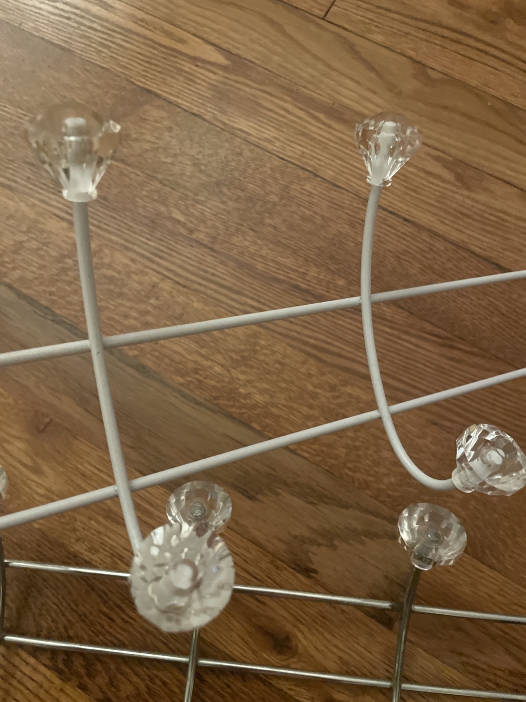 Over the Door Hook Rack with Crystal Knobs - photo 3