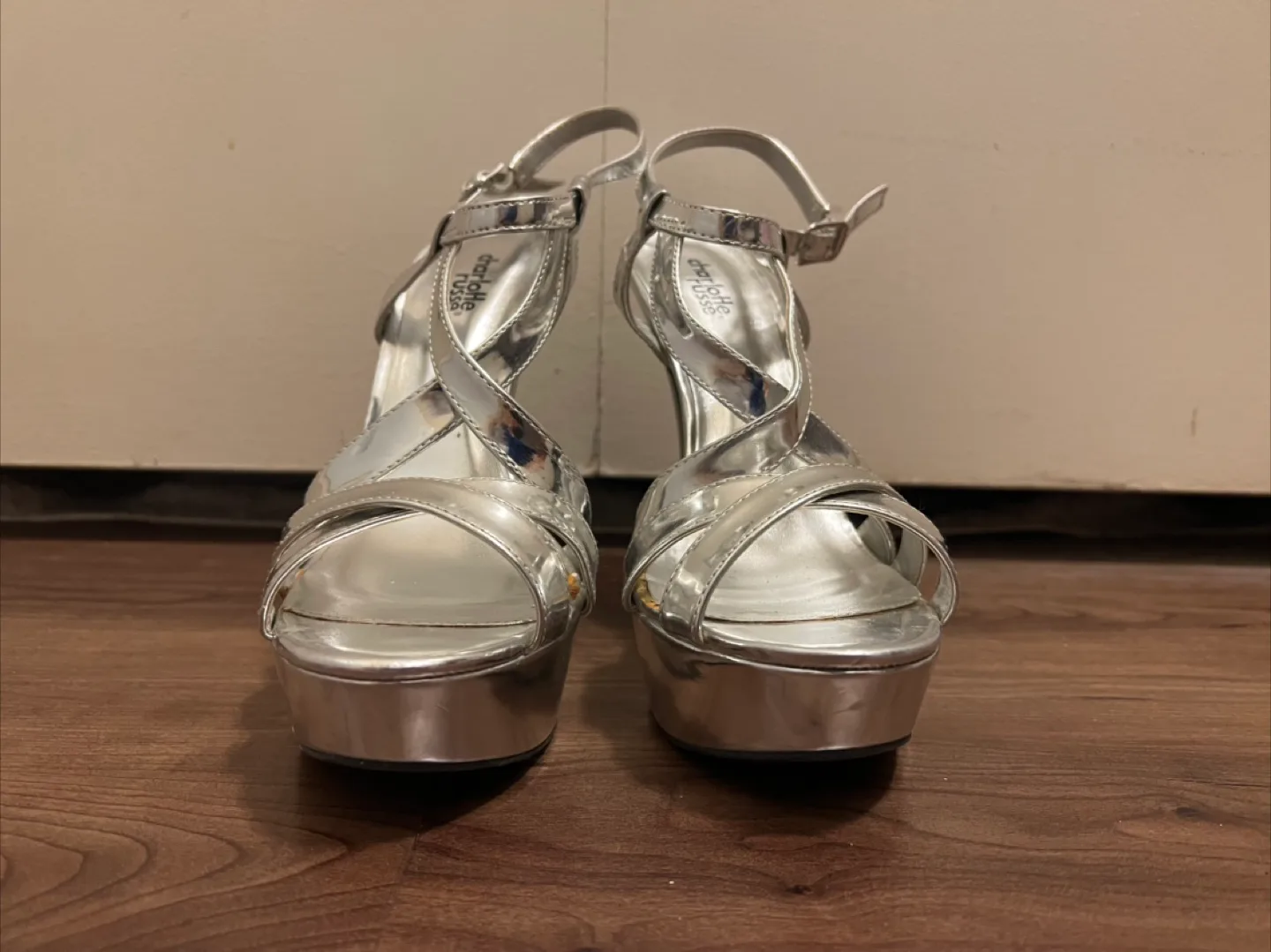 Charlotte Russe Silver Heels image indicator(5)