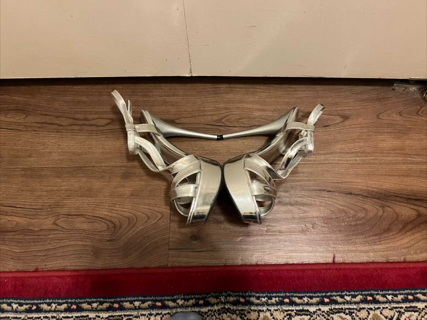 Charlotte Russe Silver Heels image indicator(6)