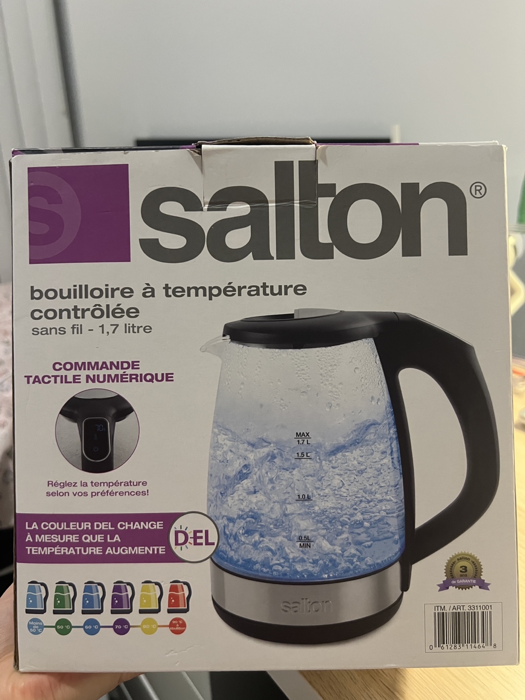 Salton 1.7L Cordless Kettle