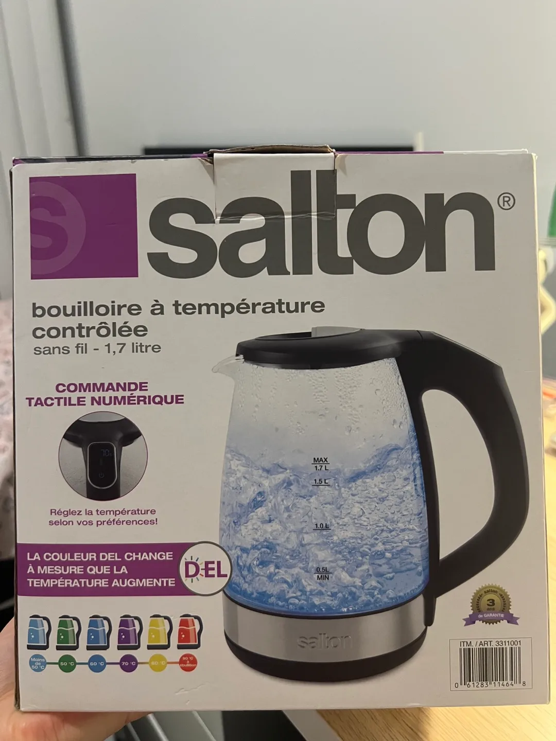Salton 1.7L Cordless Kettle thumbnail