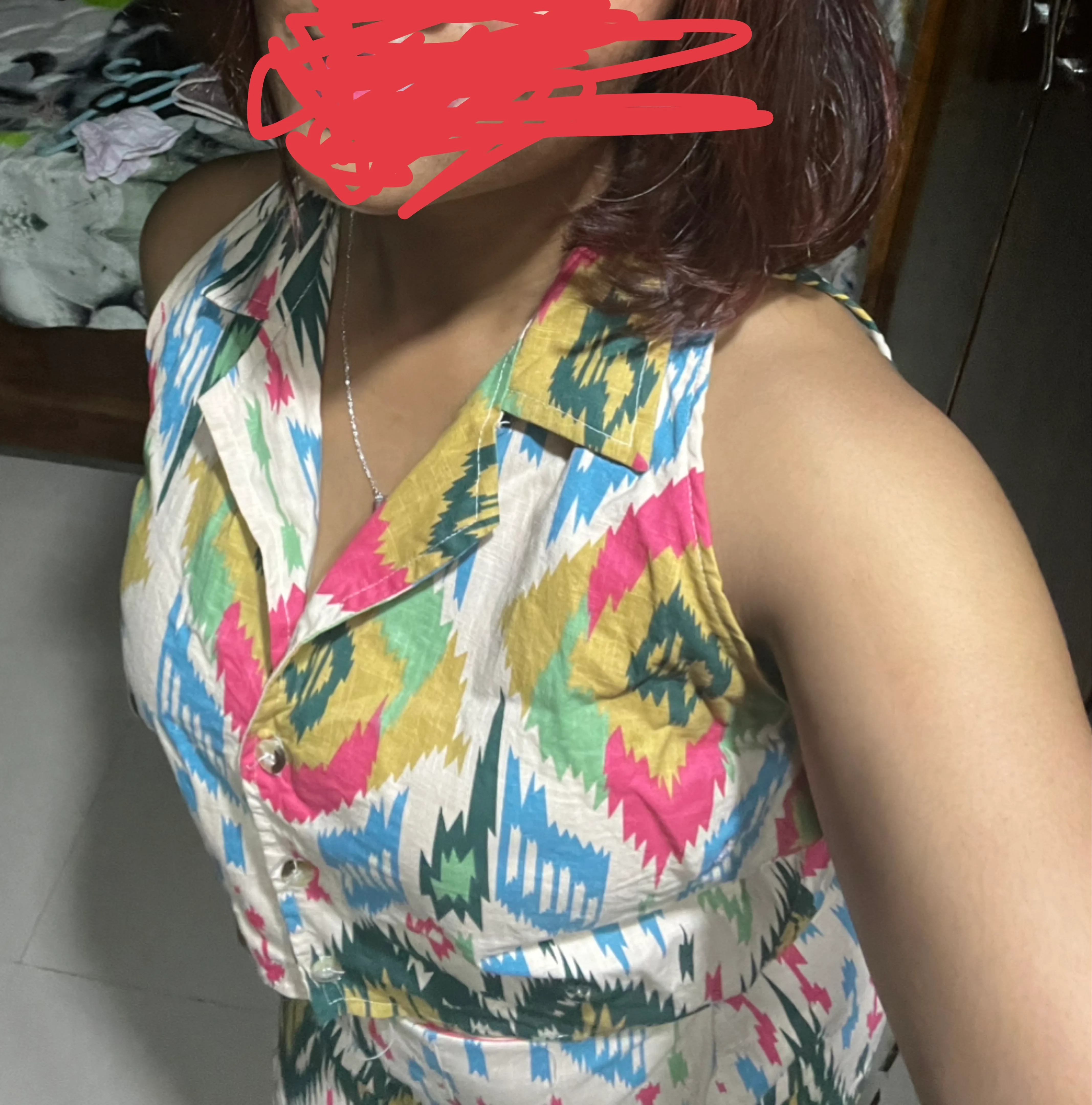 Patterned Two-Piece Set image indicator(2)