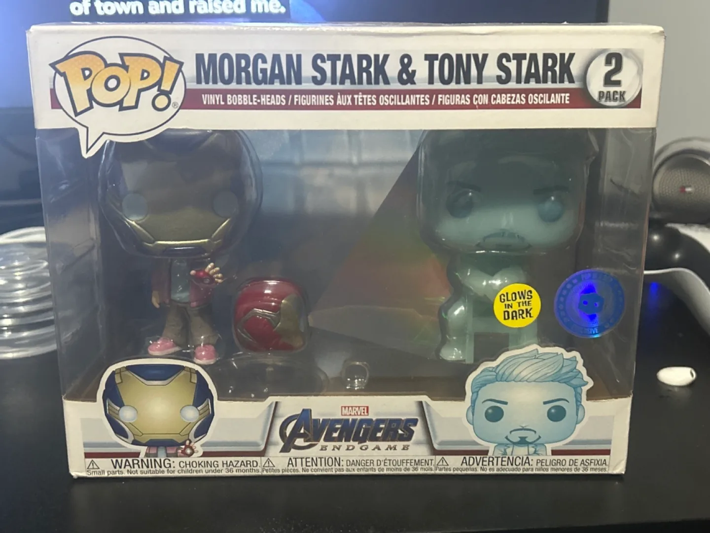 Funko Pop! Morgan Stark & Tony Stark 2-Pack thumbnail