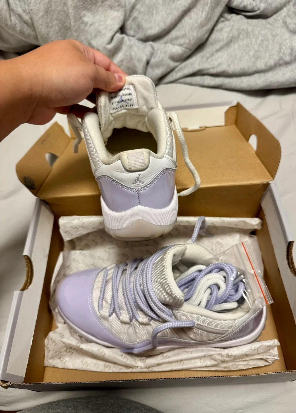 Women’s Air Jordan 11 Retro Low Purple image indicator(9)