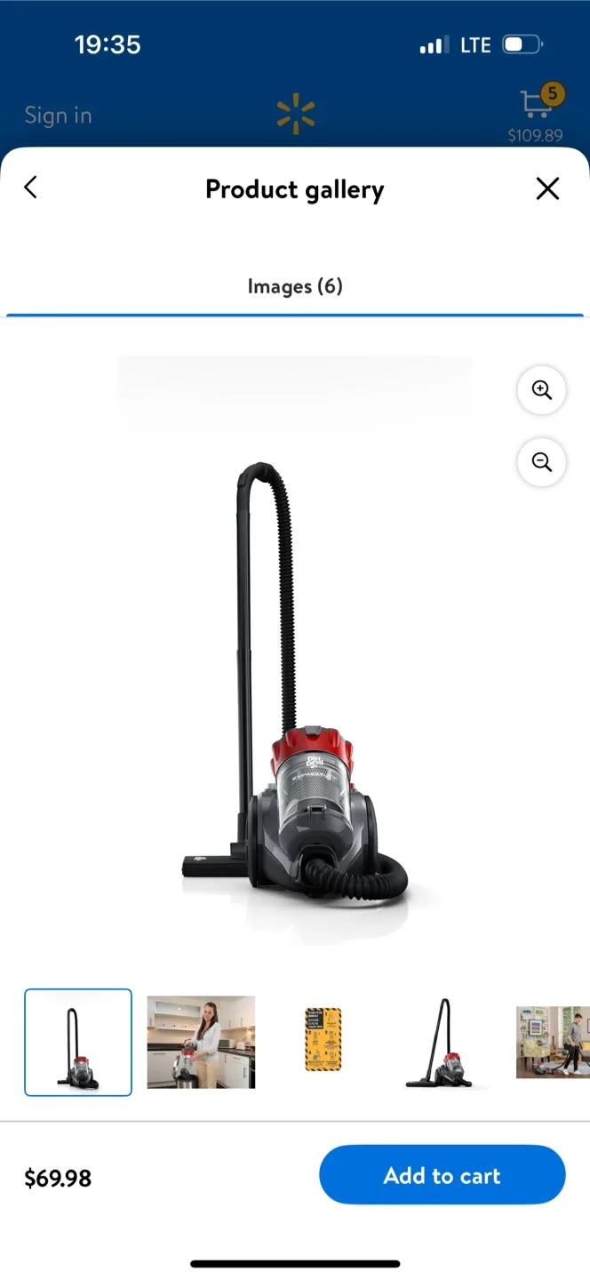 Dirt Devil Express Vacuum image indicator(6)