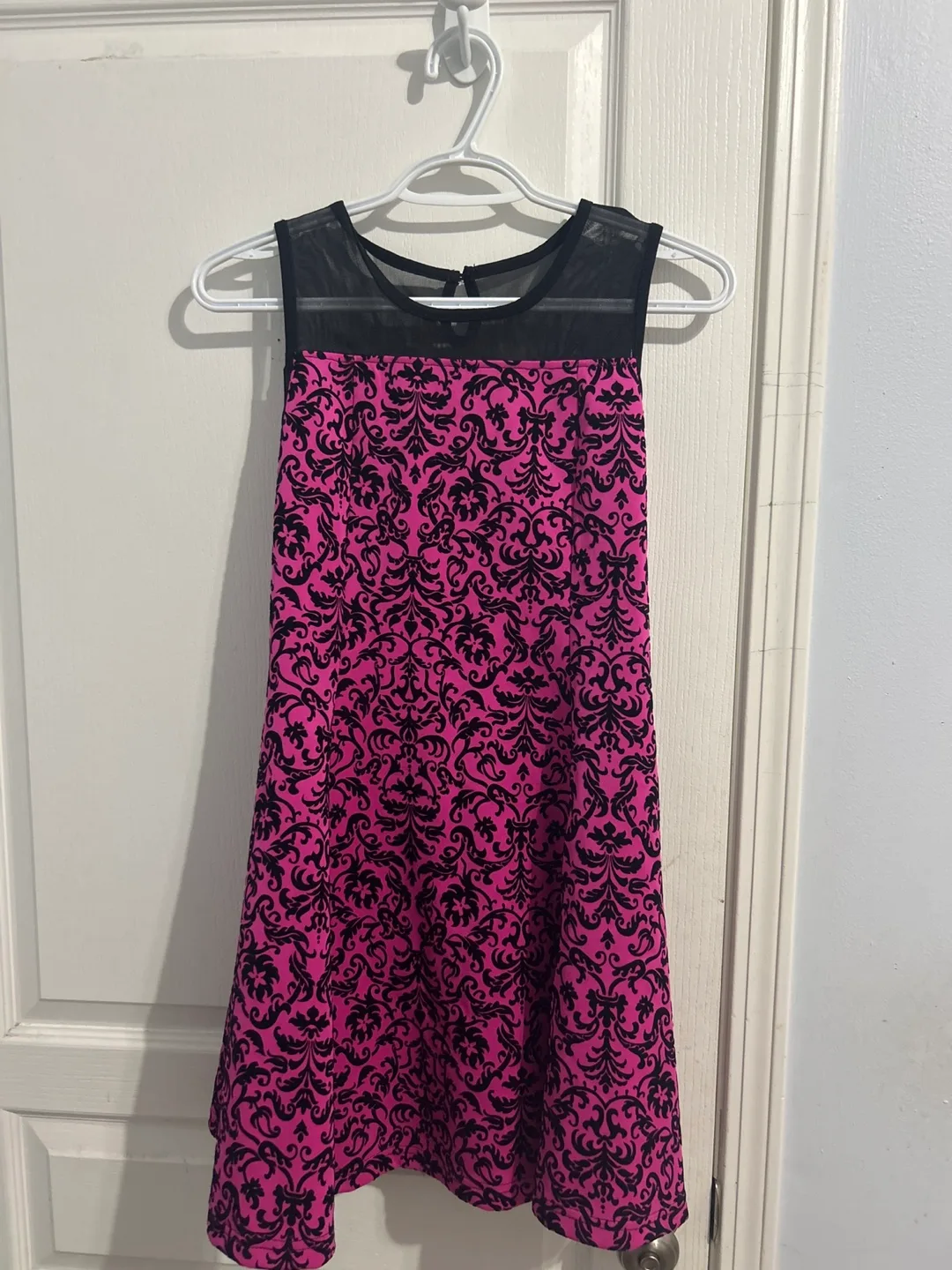 Newberry Pink & Black Kids Dress thumbnail
