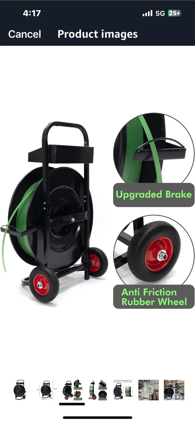 Brand:Gresdent Strapping Deluxe Steel/Plastic HeavyDuty Strapp N image indicator(5)