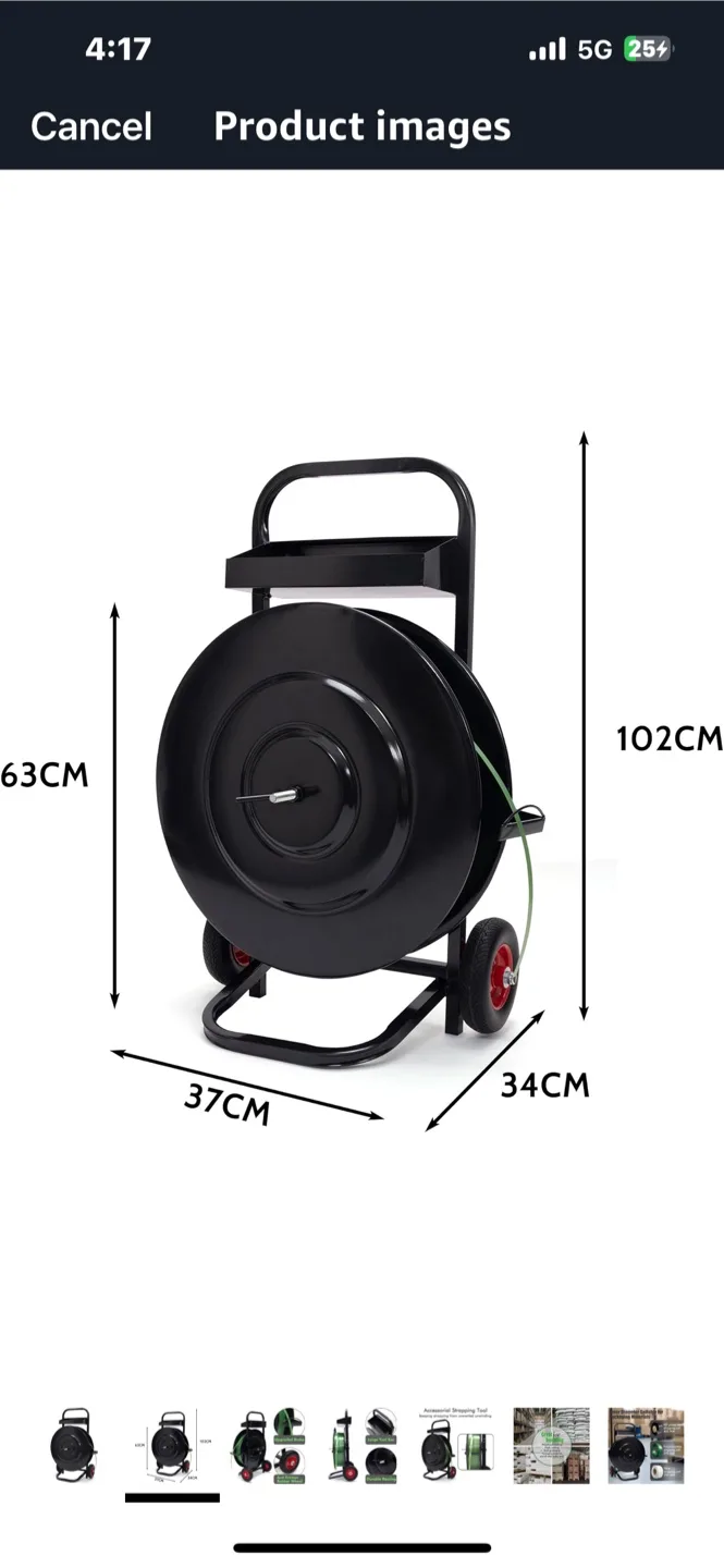 Brand:Gresdent Strapping Deluxe Steel/Plastic HeavyDuty Strapp N image indicator(6)