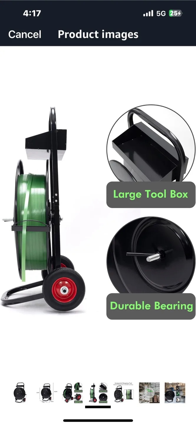 Brand:Gresdent Strapping Deluxe Steel/Plastic HeavyDuty Strapp N image indicator(4)