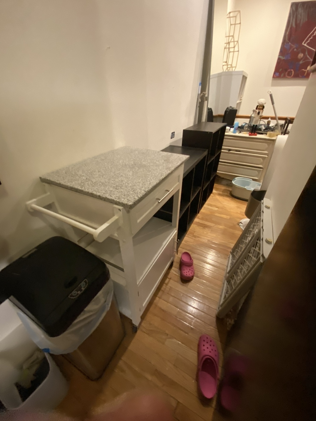 White Kitchen Island Cart - photo 2