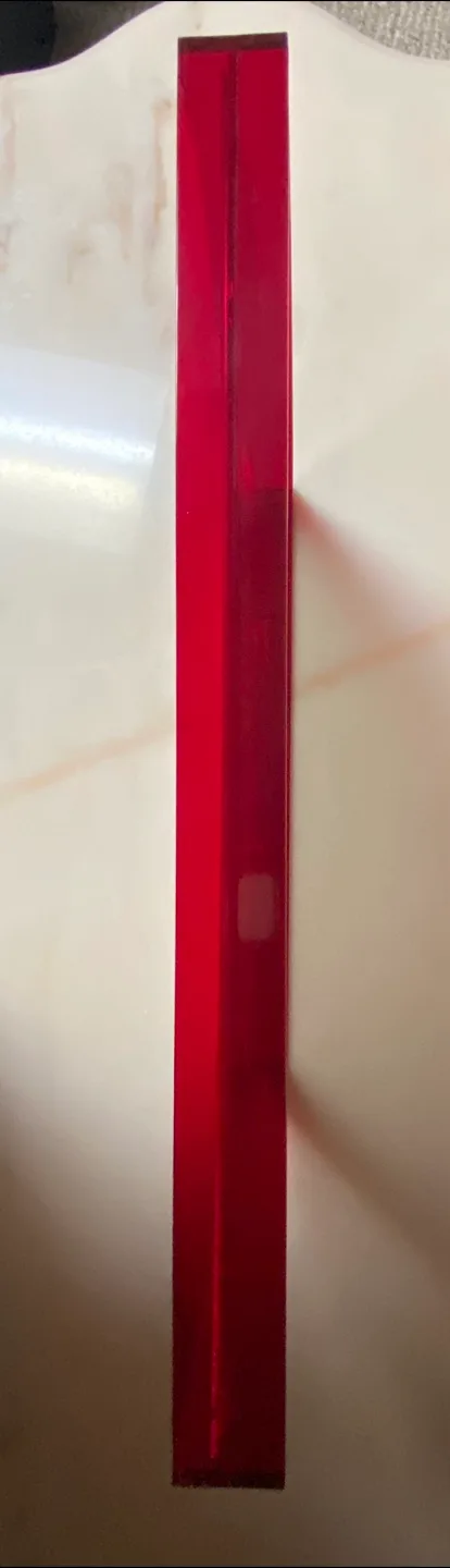 Red acrylic photo frame 15.75" x 19.69 image indicator(3)