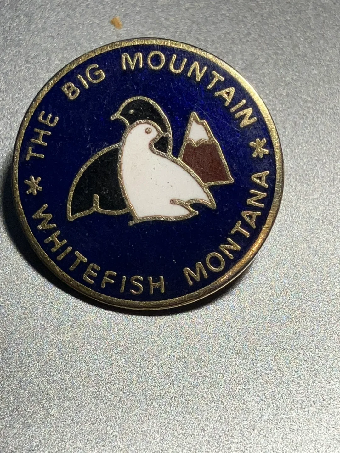 The Big Mountain Whitefish Montana Pin thumbnail