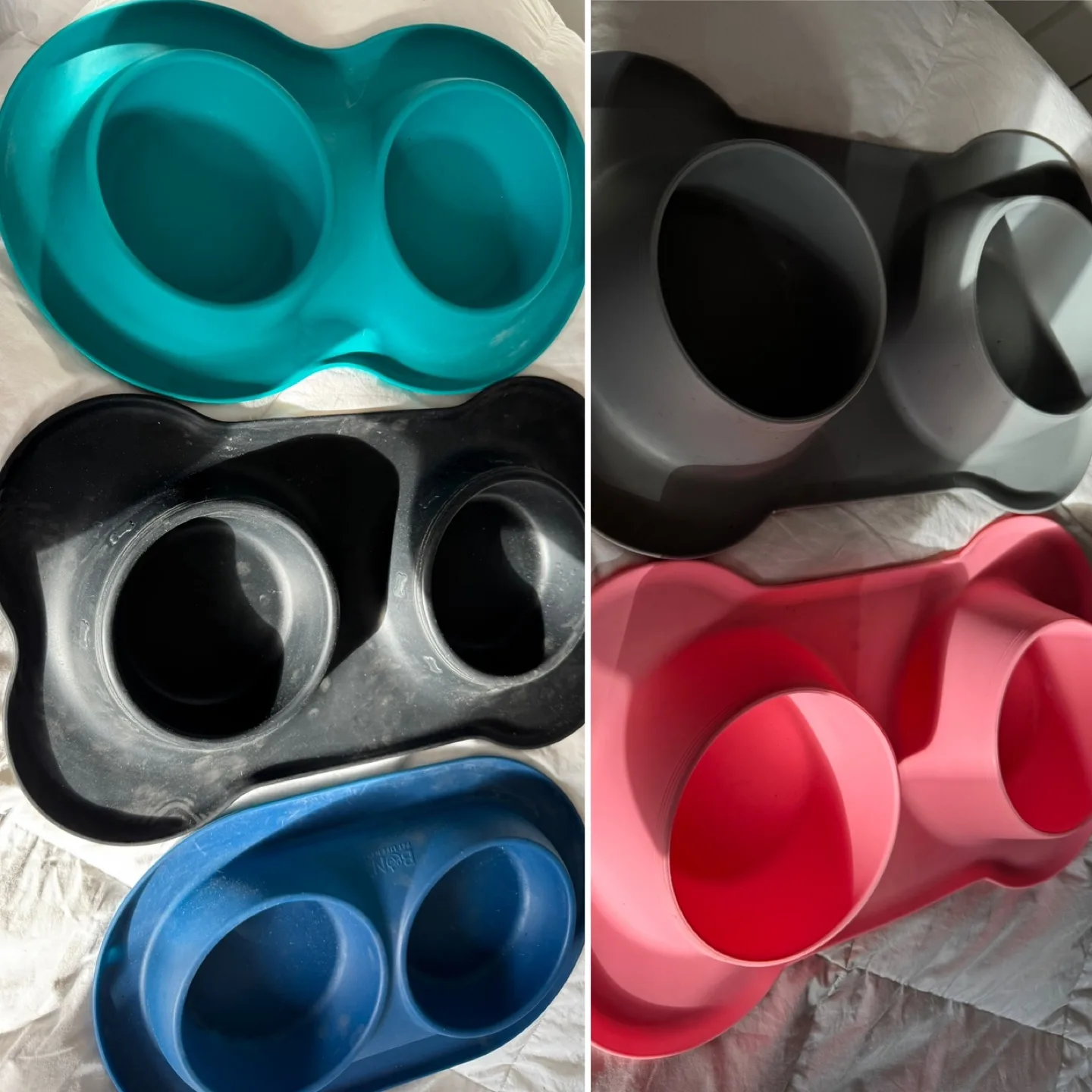 All 5 silicone dog dishes for $20 All together or $5 each thumbnail
