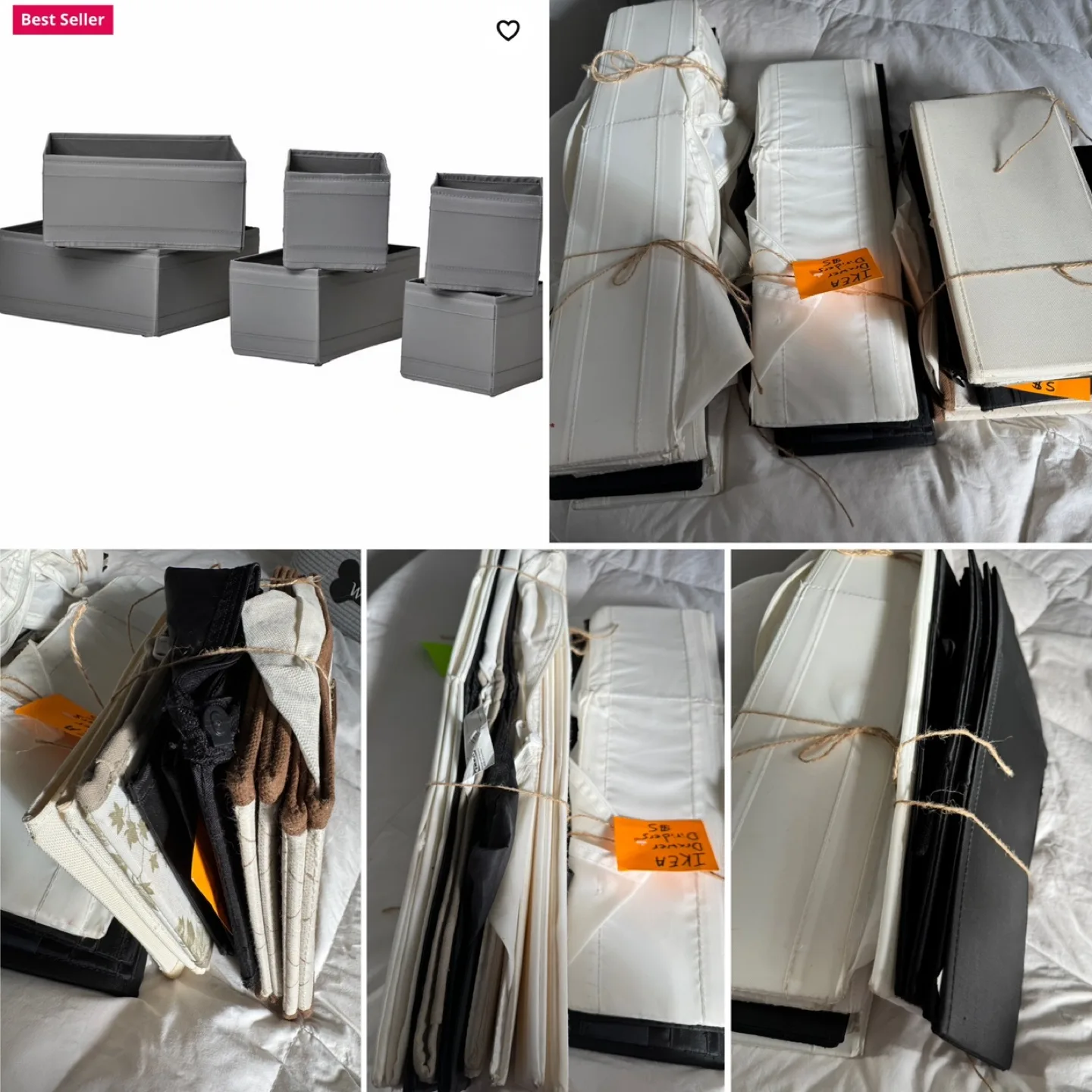 Huge Lot of IKEA Drawer Dividers 9 large 6 medium 11 small thumbnail