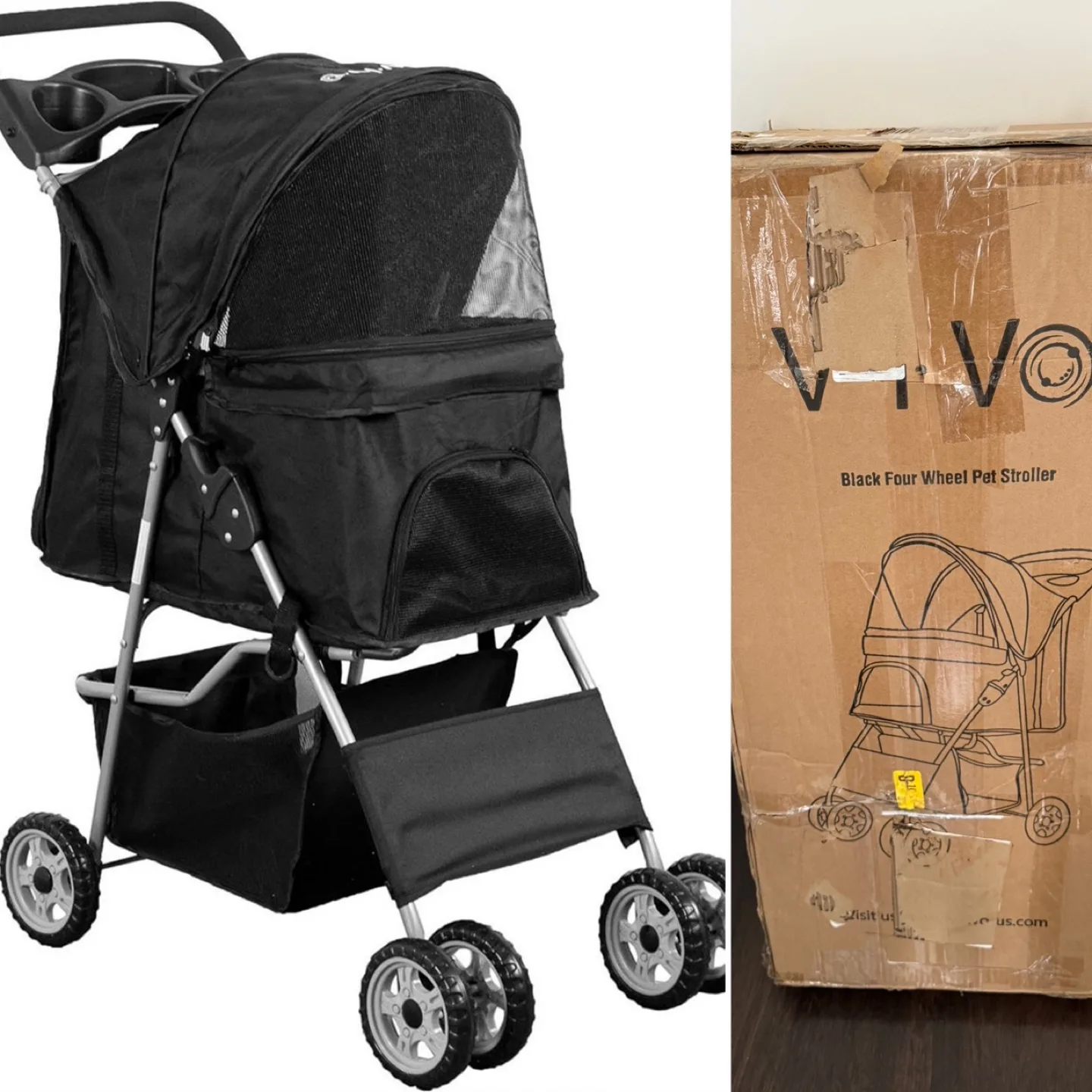 Brand New Dog Stroller, New in the Box Never Assembled thumbnail