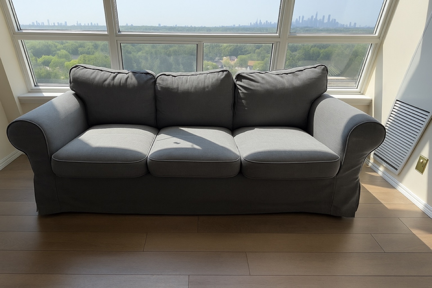 IKEA Uppland Sofa – $200 (Grey, 3-Seater) – Must Go This Week!