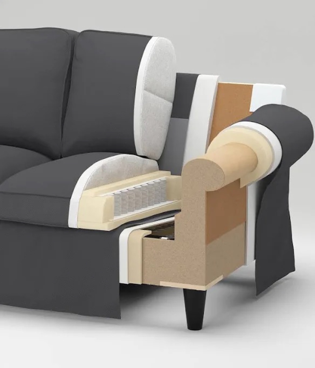 IKEA Uppland Sofa – $200 (Grey, 3-Seater) – Must Go This Week! - photo 5