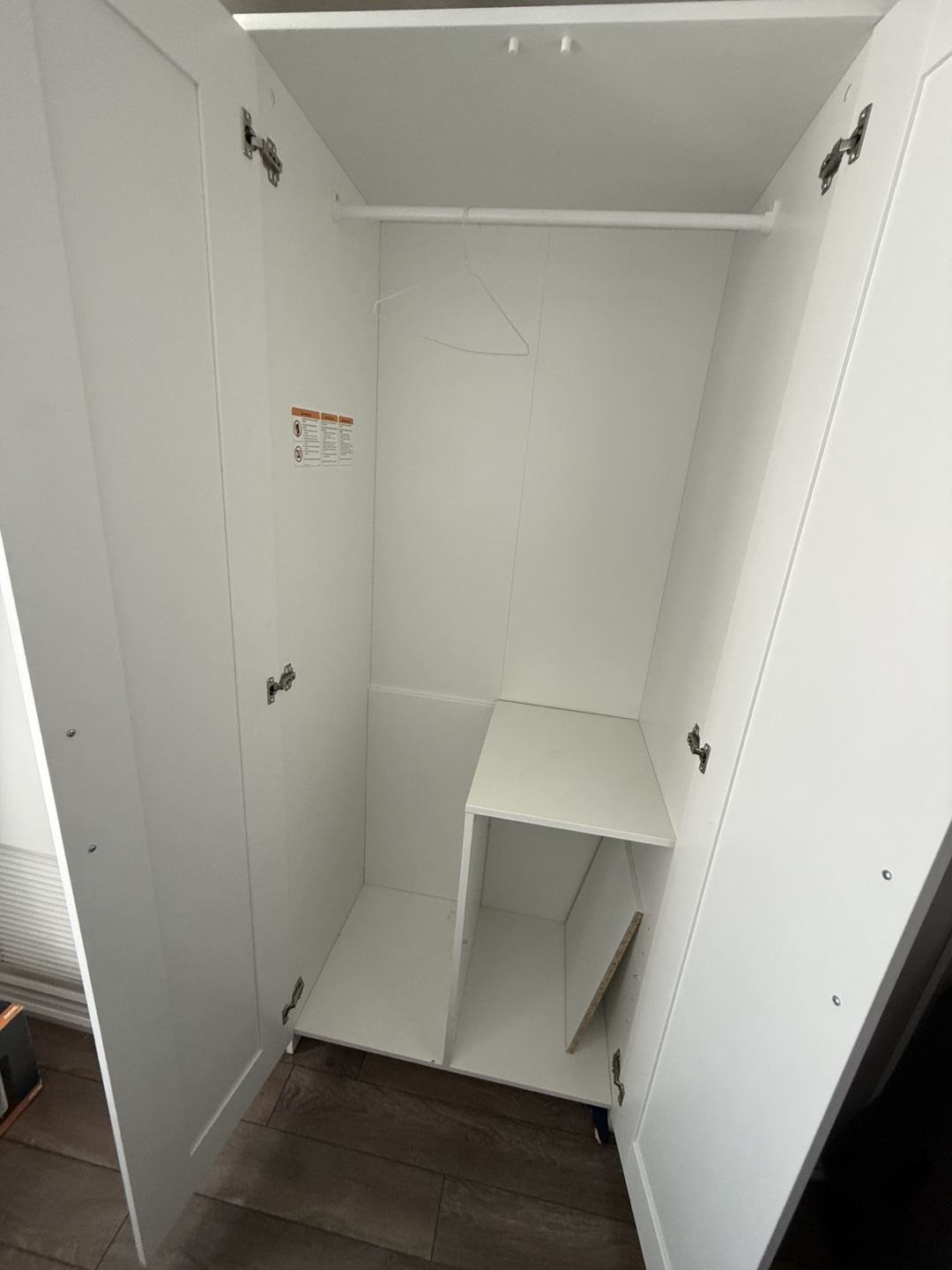 IKEA Brimnes 2-door Wardrobe - White - photo 2