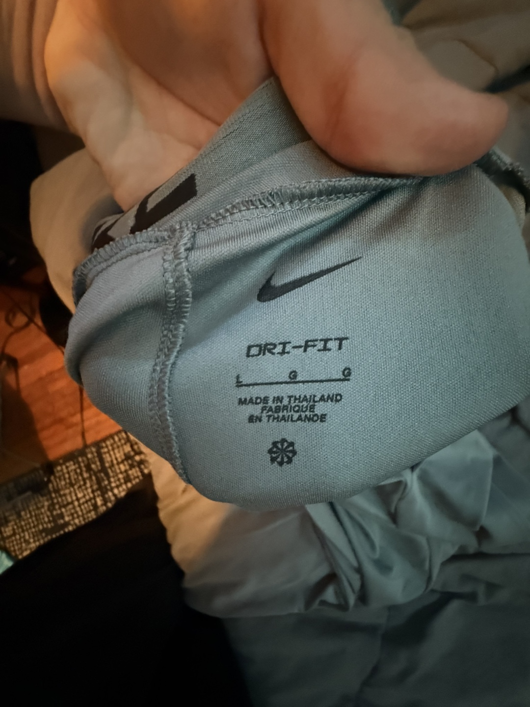 Nike Dri-FIT Grey Track Pants - Size L - photo 2